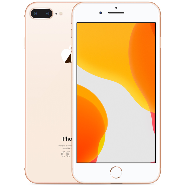 Apple iPhone 8 Plus Gold 3D model - Download Electronics on