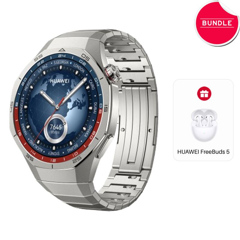 Huawei Watch GT 5 Pro 46mm Titanium Strap Huawei Freebuds 5 Mobilaty