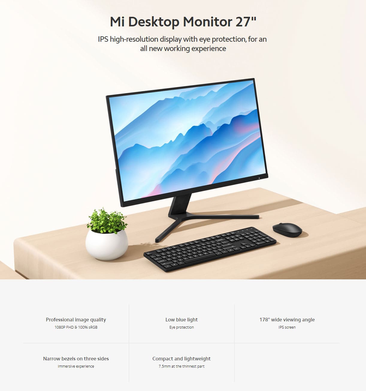 Mi Desktop Monitor 27