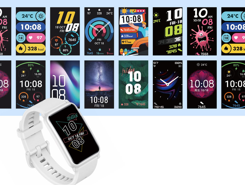 honor watch es faces