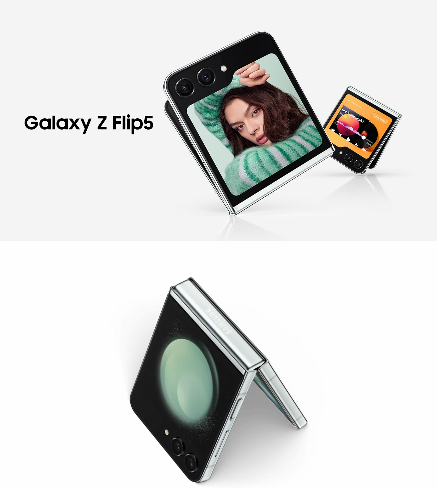 Samsung Galaxy Z Filp 5 - 256GB - 8GB RAM - Cream | mobilaty.com